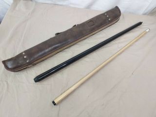 Vintage Pool Cue - 2 Piece - 21 Ounce - 58 " - Unbranded