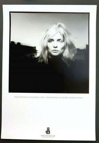 Debbie Harry Blondie Hasselblad Poster.  Near 16 X 24 "