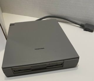 Vintage Toshiba Fdd Attachment Case External 3.  5 Floppy Drive