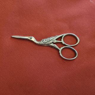 Vintage Stork Sewing Scissors,  Made In Germany,  Elliot & Company.