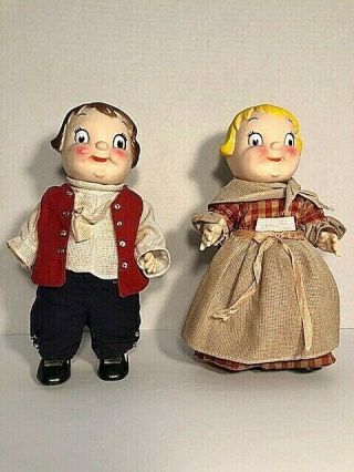 Campbells Soup Kids Dolls Set Of 2 Vintage Paul Revere & Betsy Ross Vintage Rare