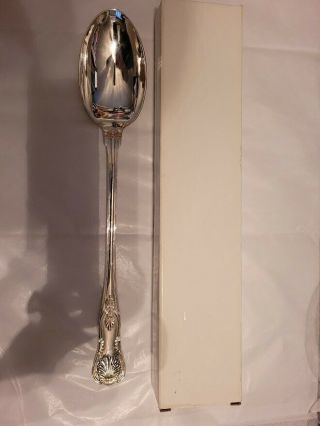Vintage Towel Silverplated Serving Spoon 13 Inch 1997 Silver Box