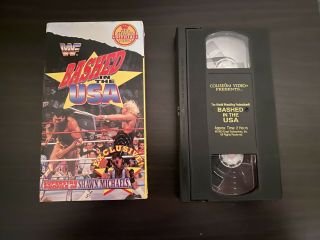 Wwf Bashed In The Usa Coliseum Video Vhs Wrestling Tape Wwe Vintage 1993