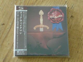 Rick Wakeman: " Myths King Arthur " Shm Japan Mini - Lp Cd,  Dvd - A Uicy - 76993 [qx