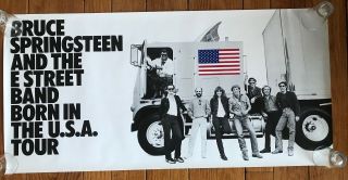 Bruce Springsteen - Born In The Usa Tour Poster - 1984 24x48 Nm Cond