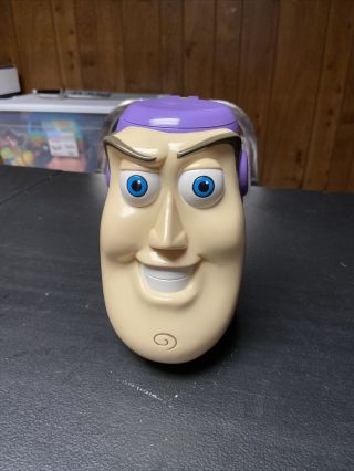 Vintage Disney On Ice Toy Story Buzz Lightyear Souvenir Character Mug Cup Lid