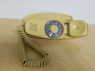 Vintage Stromberg Carlson Slenderet Rotary Telephone Mustard 1978