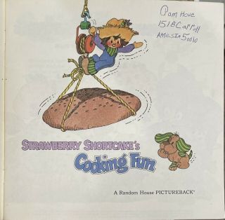 Vintage Strawberry Shortcake Books (8) 2