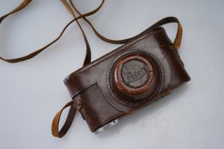 Vintage Leica Rangefinder 35mm Leather Camera Case - Unknown Model Ii Iii Iiia ?