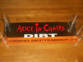 Alice In Chains Dirt 12 X 36 Advance Promo Poster 1992 Columbia Records