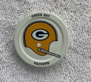 Vintage 1971 Gatorade Nfl - Green Bay Packers - Helmet Bottle Cap Jar Lid