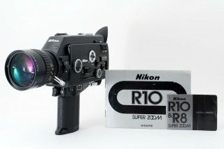 " Exc,  1 " Nikon R10 8mm Movie Camera W/zoom C Macro 7 - 70mm F/1.  4 From Japan