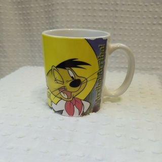 Rare Vintage Looney Tunes Speedy Gonzales Coffee Cup Mug 1997 Warner Bros Arriba