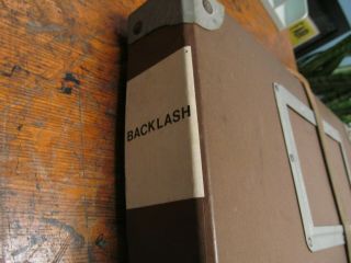 Vintage 1956 BACKLASH Film Movie COLOR 16mm 3 REEL Set w/ carrying case RARE 3