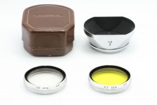 Voigtlander Lens Hood And Filter Set For Nokton 5cm F1.  5 310/49