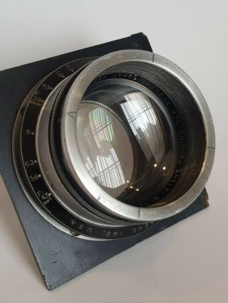 Ex Rare Graf Variable 7.  5 - 8.  5 In F: 3.  8 - 4.  5 Soft Focus Lens For 4x5 Camera