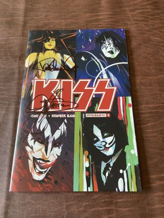 Kiss Vol 3,  1 Signed By Paul Stanley/ Gene Simmons.  Cover O 1st Print,  10/19/16