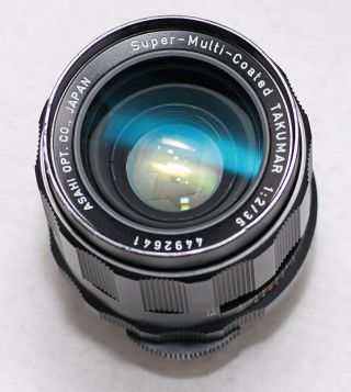 [mint Optics] Pentax Smc Multi Coated Takumar 35mm F/2 Mf Lens,  M42 Mount