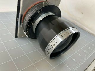 Schneider Kreuznach Tele - Xenar 360mm f/5.  5 Large Format Lens on Graflex Board 2