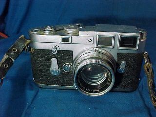Vintage Leica M3 35mm Rangefinder Camera F=5cm 1:2