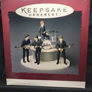 The Beatles Gift Set Hallmark Keepsake Ornaments 1994 &