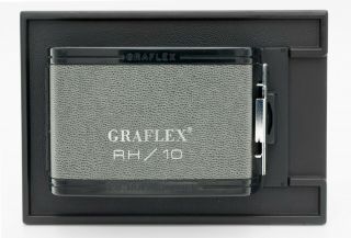Graflex 120 Roll Film Holder Back Rh - 10 For 4x5 & 2 - 120 Roll Film Carriages