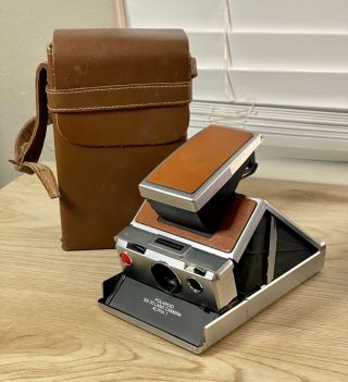 Polaroid Sx - 70 Alpha 1 Land Camera /w Leather Carry Case -,  Film