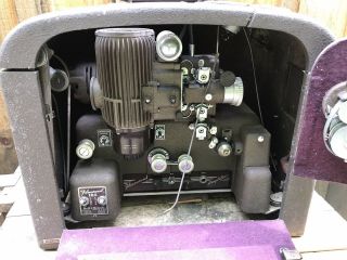 Vintage B&h Bell Howell 16mm Filmosound 185 Projector Art Deco 1940 