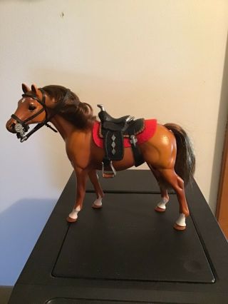 Vintage 1988 Marchon Inc.  Horse With Blanket And Saddle