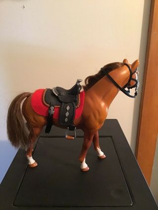 Vintage 1988 Marchon Inc.  Horse with Blanket And Saddle 3