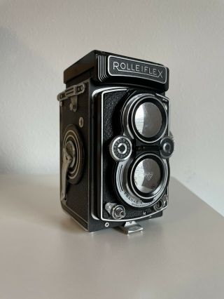 Rolleiflex 3.  5 B Mx - Evs - Schneider Kreuznach Xenar 1/3.  5; 75mm Lens W/ Lens Cap