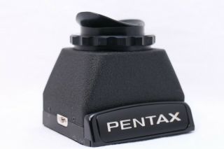 [exc,  5] Pentax Chimney Finder Late Model For Pentax 6x7 67 67ii From Japan 0602