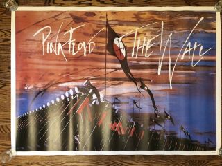 1990s Orig.  Pink Floyd The Wall Movie Promo Subway Poster 56x40 Marching Hammers