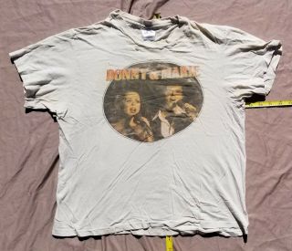 Donny & Marie Vtg Live In Concert Tour Shirt.  Not A Reprint.