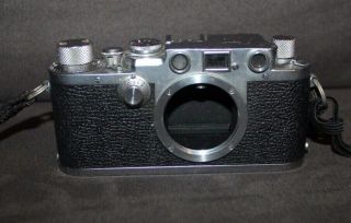 Vintage Leica Iiif Bd Rangefinder Camera Shutter Fires