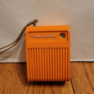 Vintage Radio Shack Flavoradio Realistic 12 - 166 Am Transistor Radio