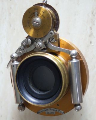 1891 Eastman Kodak Lens 200 Mm F4 For Kodak No.  4 And 4x5,  5x7 And 8x10 Cameras