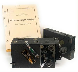 Cine - Kodak Special Ii Usaf Boeing B - 52 Flight Test 16mm Turret Movie Camera