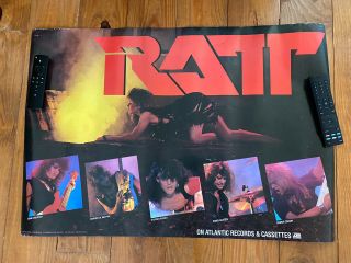 Ratt Out Of The Cellar Promo Poster 1984
