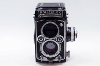 Exc - Nr Rollei Rolleiflex 3.  5e 75mm 75/3.  5 Tlr Film Camera Cal Zeiss Planar