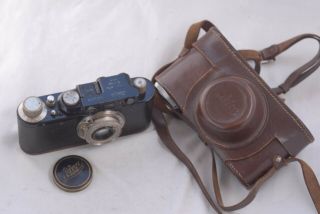 Leica Ii Sm Camera Black Paint 83249 With Nickel 50mm F/3.  5 Elmar Lens Y.  1932