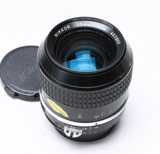 Nikon Nikkor 35mm F/1.  4 Ai Fast Prime Lens No.  402802