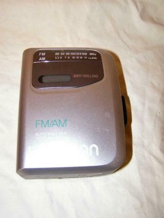 Vintage Sony Walkman Wm - Fx141 Am/fm Portable Cassette Player