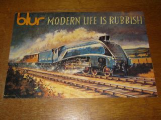 Blur - Modern Life Is Rubbish - 1993 Uk Promo Poster (lp Freebie)