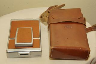 Vintage Polaroid Sx - 70 Alpha 1 Land Camera Instant Film W/ Leather Case;