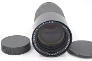Leitz Vario - Elmar 70 - 210mm F4 Lens,  3 Cam,  Caps & Case