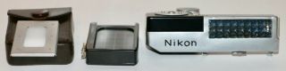 Nikon F Early Type 3 Clip On Meter,  Booster Made In 1961 &