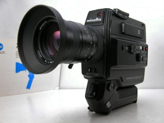 Professional Minolta 8 Movie Camera W/pro Filming Speed & Inst