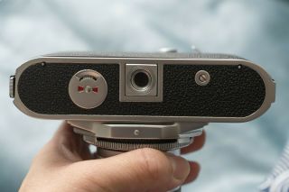 voigtlander prominent camera with nokton 50mm f1.  5 lens 3