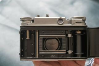 voigtlander prominent camera with nokton 50mm f1.  5 lens 6